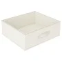 Estante de almacenamiento 4 cestas de tela acero crema de vidaXL, Taquillas y armarios de almacenamiento - Ref: Foro24-322624...