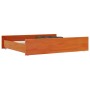 Cajones de cama 2 uds madera maciza de pino marrón cera de , Camas y accesorios - Ref: Foro24-847168, Precio: 78,86 €, Descue...