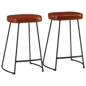 Taburetes de bar 2 uds marrón oscuro 41x29x62 cm de , Taburetes de cocina - Ref: Foro24-358925, Precio: 65,63 €, Descuento: %