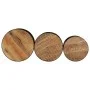 Mesas altas de bar forma tambor 3uds madera maciza mango rugosa de , Mesas de centro - Ref: Foro24-358933, Precio: 177,81 €, ...