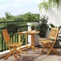 Set de comedor de jardín plegable 3 pzas madera maciza acacia de , Conjuntos de jardín - Ref: Foro24-3206332, Precio: 169,76 ...