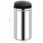 Mülleimer mit automatischem Sensor 50 L Edelstahl von vidaXL, Mülltonnen und Mülltonnen - Ref: Foro24-322694, Preis: 103,73 €...