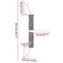 Árbol rascador para gatos de pared gris oscuro 85,5 cm de , Mobiliario para gatos - Ref: Foro24-172394, Precio: 25,74 €, Desc...