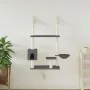 Árbol rascador para gatos de pared gris oscuro 153 cm de , Mobiliario para gatos - Ref: Foro24-172406, Precio: 75,73 €, Descu...