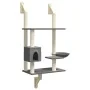 Árbol rascador para gatos de pared gris oscuro 153 cm de , Mobiliario para gatos - Ref: Foro24-172406, Precio: 75,73 €, Descu...