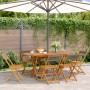 Sillas de jardín reclinables 6 uds madera maciza acacia gris de , Sillas de jardín - Ref: Foro24-3214605, Precio: 246,15 €, D...