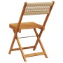 Sillas de jardín plegables 4 uds madera maciza acacia beige de , Sillas de jardín - Ref: Foro24-3214607, Precio: 184,79 €, De...