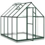 Invernadero con marco base aluminio verde 224x169x202 cm de , Invernaderos - Ref: Foro24-3266324, Precio: 512,70 €, Descuento: %