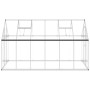 Invernadero con marco base aluminio plateado 334x169x195 cm de , Invernaderos - Ref: Foro24-3266326, Precio: 545,44 €, Descue...