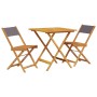 Juego de bistro de 3 piezas tela y madera maciza antracita de , Conjuntos de jardín - Ref: Foro24-3281869, Precio: 145,50 €, ...
