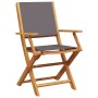 Juego de bistro de 3 piezas tela y madera maciza antracita de , Conjuntos de jardín - Ref: Foro24-3281857, Precio: 174,77 €, ...