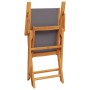 Juego de bistro de 3 piezas tela y madera maciza antracita de , Conjuntos de jardín - Ref: Foro24-3281857, Precio: 174,77 €, ...