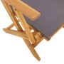Juego de bistro de 3 piezas tela y madera maciza antracita de , Conjuntos de jardín - Ref: Foro24-3281857, Precio: 174,77 €, ...