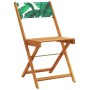 Juego de bistro de 3 piezas tela madera maciza estampado hojas de , Conjuntos de jardín - Ref: Foro24-3281848, Precio: 144,62...