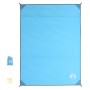 Manta de picnic con piquetas azul 205x155 cm de , Camping y senderismo - Ref: Foro24-4004201, Precio: 14,37 €, Descuento: %