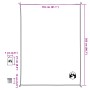 Manta de picnic con piquetas azul 205x155 cm de , Camping y senderismo - Ref: Foro24-4004201, Precio: 14,37 €, Descuento: %