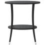 Sillas de jardín reclinables con mesa 2 uds ratán PE negro de , Sillas de jardín - Ref: Foro24-365690, Precio: 261,54 €, Desc...