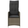 Sillas de jardín reclinables con mesa 2 uds ratán PE gris de , Sillas de jardín - Ref: Foro24-365692, Precio: 268,58 €, Descu...
