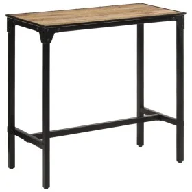 Mesa de bar madera maciza de mango rugoso 110x55x107 cm de , Taburetes de cocina - Ref: Foro24-358938, Precio: 173,77 €, Desc...