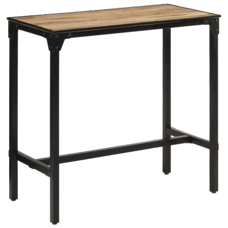 Mesa de bar madera maciza de mango rugoso 110x55x107 cm de , Taburetes de cocina - Ref: Foro24-358938, Precio: 173,77 €, Desc...