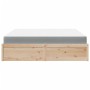 Cama con colchón madera maciza de pino 180x200 cm de , Camas y somieres - Ref: Foro24-3281925, Precio: 452,85 €, Descuento: %