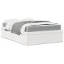 Cama con colchón madera maciza de pino blanco 120x200 cm de , Camas y somieres - Ref: Foro24-3281938, Precio: 387,49 €, Descu...