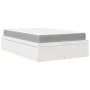 Cama con colchón madera maciza de pino blanco 120x200 cm de , Camas y somieres - Ref: Foro24-3281938, Precio: 387,49 €, Descu...