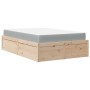 Cama con colchón madera maciza de pino 140x190 cm de , Camas y somieres - Ref: Foro24-3281946, Precio: 378,19 €, Descuento: %