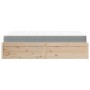 Cama con colchón madera maciza de pino 140x190 cm de , Camas y somieres - Ref: Foro24-3281946, Precio: 378,19 €, Descuento: %
