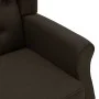 Dunkelbrauner Massagesessel aus Stoff mit Fußstütze von vidaXL, Elektrische Massagesessel - Ref: Foro24-320166, Preis: 252,60...