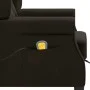 Dunkelbrauner Massagesessel aus Stoff mit Fußstütze von vidaXL, Elektrische Massagesessel - Ref: Foro24-320166, Preis: 252,60...
