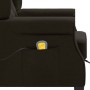 Sillón de masaje con reposapiés tela marrón oscuro de vidaXL, Sillones de masaje eléctricos - Ref: Foro24-320166, Precio: 255...