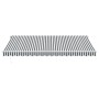 Toldo retráctil manual con LED antracita y blanco 450x300 cm de , Toldos - Ref: Foro24-3215786, Precio: 385,34 €, Descuento: %