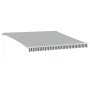 Toldo retráctil manual con luz LED antracita y blanco 400x300cm de , Toldos - Ref: Foro24-3215784, Precio: 343,94 €, Descuent...
