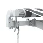 Toldo retráctil manual con luz LED antracita y blanco 400x300cm by , Awnings - Ref: Foro24-3215784, Price: 365,59 €, Discount: %