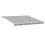 Toldo retráctil manual gris antracita y blanco 400x350 cm de , Toldos - Ref: Foro24-3215792, Precio: 348,92 €, Descuento: %