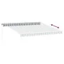 Toldo retráctil manual gris antracita y blanco 400x350 cm de , Toldos - Ref: Foro24-3215792, Precio: 348,92 €, Descuento: %
