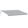 Toldo retráctil automático luz LED antracita blanco 450x350 cm de , Toldos - Ref: Foro24-3215799, Precio: 722,91 €, Descuento: %