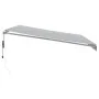 Toldo retráctil automático luz LED antracita blanco 450x350 cm de , Toldos - Ref: Foro24-3215799, Precio: 659,11 €, Descuento: %