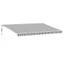 Toldo retráctil automático gris antracita y blanco 500x350 cm de , Toldos - Ref: Foro24-3215802, Precio: 505,36 €, Descuento: %