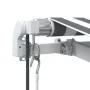 Toldo retráctil automático gris antracita y blanco 500x350 cm de , Toldos - Ref: Foro24-3215802, Precio: 505,36 €, Descuento: %