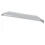 Toldo retráctil manual gris antracita y blanco 500x350 cm de , Toldos - Ref: Foro24-3215800, Precio: 399,54 €, Descuento: %