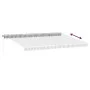 Toldo retráctil manual gris antracita y blanco 500x350 cm de , Toldos - Ref: Foro24-3215800, Precio: 399,54 €, Descuento: %