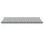 Toldo retráctil manual luz LED antracita y blanco 600x350 cm de , Toldos - Ref: Foro24-3215821, Precio: 573,67 €, Descuento: %