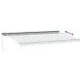 Toldo retráctil manual luz LED antracita y blanco 600x350 cm de , Toldos - Ref: Foro24-3215821, Precio: 573,67 €, Descuento: %