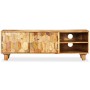Mueble para TV de madera maciza de mango 118x35x40 cm en Muebles TV | Comprar online en Foru.es