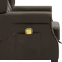 Massagesessel mit Fußstütze aus taupegrauem Stoff von vidaXL, Elektrische Massagesessel - Ref: Foro24-320169, Preis: 252,60 €...