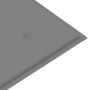 Banco Batavia madera maciza de teca con cojín gris 120 cm de , Bancos de jardín - Ref: Foro24-3062155, Precio: 219,11 €, Desc...
