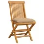 Sillas de jardín 6 uds con cojines beige madera de teca de , Sillas de jardín - Ref: Foro24-3065608, Precio: 380,07 €, Descue...