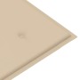 Banco de jardín 2 plazas madera eucalipto gris y cojín 120 cm de , Bancos de jardín - Ref: Foro24-3061026, Precio: 191,25 €, ...
